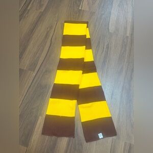Bold Yellow and Maroon Striped Scarf - Harry Potter themed